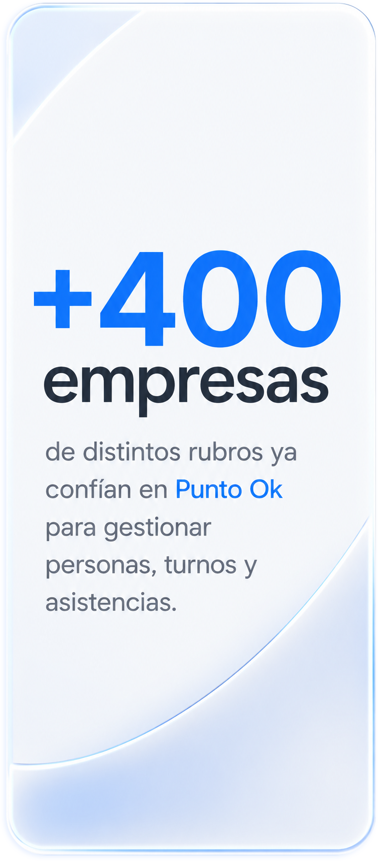 +400 empresas confían en Punto Ok